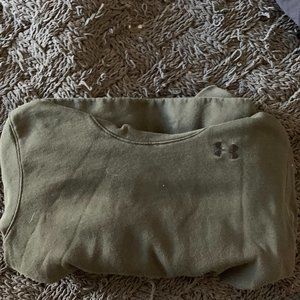 Under Armour Hoodie Sweatshirt in Army Green